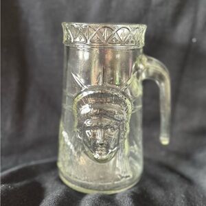 Vintage 1985 Statue of Liberty Centennial 1886-1986 Glass Mug Cup ANCHOR HOCKING